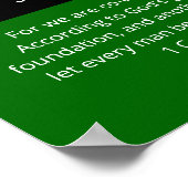 UJIMAコレクモダンティブ・ワーク・クリスチャン・クワンザ ポスター (角)