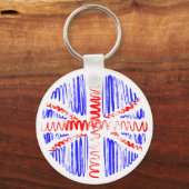 UKオンWhite Keychain キーホルダー (正面)