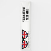 UKシェードカスタム文字&カラーバナー 横断幕 (縦)