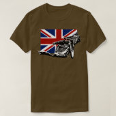 UKスピードウェイモーターサイクルレース1 Tシャツ (デザイン正面)