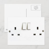 UKソケットデザイン ポストカード (正面/裏面)
