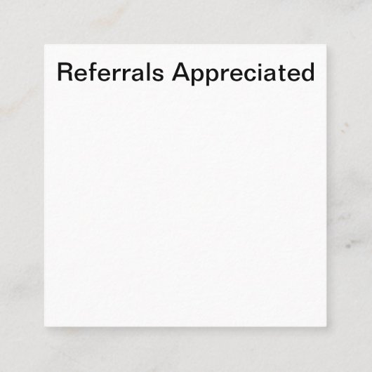 UKタクシーサーシンプルビス名刺 スクエア名刺 (裏面)