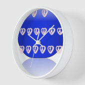 UKハクナマタタアートプリント 壁時計 (傾斜)