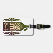 UKボーンマスビーチグリーンボトル  ラゲッジタグ (正面横)