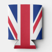 UKユニオンジャックイギリス国旗パーソナライズ 缶クーラー (裏面)