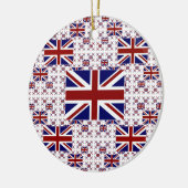 UKユニオンジャック国旗(レイヤーあり) セラミックオーナメント (左)
