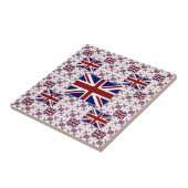 UKユニオンジャック国旗（レイヤーあり） タイル (側面)