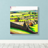 UKヴィレッジキャンバスプリント キャンバスプリント (インサイチュ (ウッドフロア))