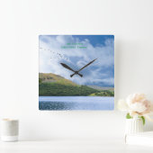 UK画像(アクリルウォールクロック用) スクエア壁時計 (ホーム)