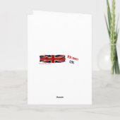 UK クリスマススノーマン シーズンカード (裏面)