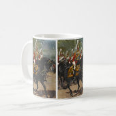 UK 1st Life Guards of the Household Cavalry patrol コーヒーマグカップ (正面左)