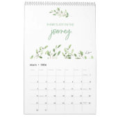 UK 2026 Artist Lorena Depante引用文12か月 カレンダー (3月 2026)