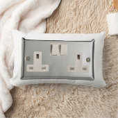 UK AC BS 1363プラグソケット[British Standard] ランバークッション (ブランケット)