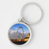 UK Beautiful LONDON EYE Scenery キーホルダー (正面)