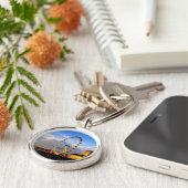 UK Beautiful LONDON EYE Scenery キーホルダー (側面)