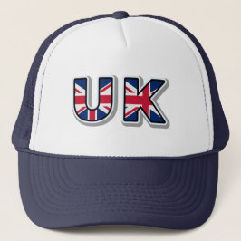 UK British Union Jack Navy Blue Trucker Hat キャップ