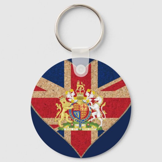 UK COA Heart キーホルダー (正面)