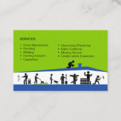 UK / Euro, 8.5 cm x 5.5 cm Business Card 名刺 (裏面)