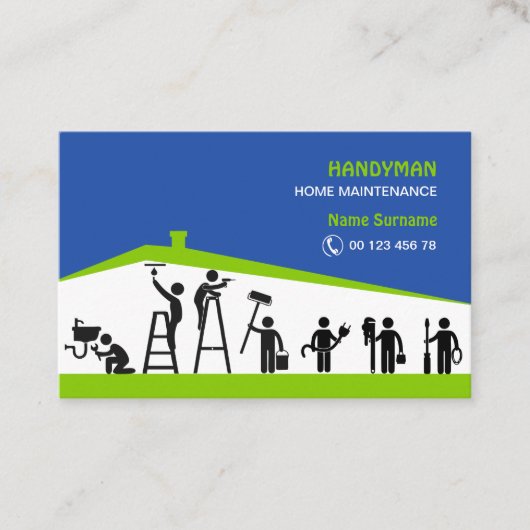 UK / Euro, 8.5 cm x 5.5 cm Business Card 名刺 (正面)