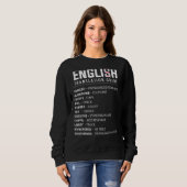 Uk Expat In Us英語翻訳ガイド スウェットシャツ (正面フル)