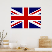 Uk Flag ポスター (キッチン)