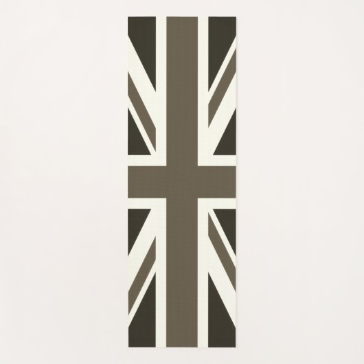 UK flag - sepia ヨガマット (正面)