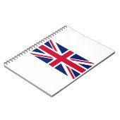 Uk Flag-United Kingdom-England-Union Jack ノートブック (左側)