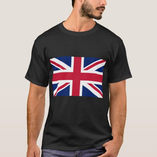 Uk flag – United Kingdom – Union Jack Tシャツ (正面)