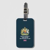 UK passport phone Case ラゲッジタグ (正面縦)