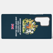 UK passport phone Case Samsung Galaxyケース (裏面横)