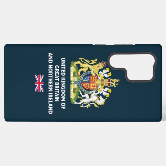 UK passport phone Case Samsung Galaxyケース (裏面横)
