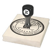 UK Printed Sepia Ink Classic Orientation Vertical ラバースタンプ (スタンプ)