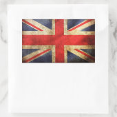 Uk sticker/ adesivo com a Bandeira do Reino Unido 長方形シール (バッグ)