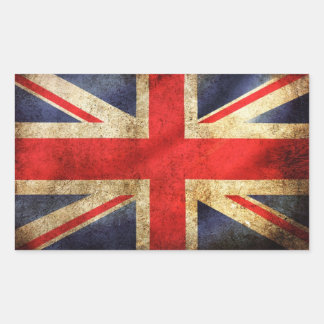 Uk sticker/ adesivo com a Bandeira do Reino Unido 長方形シール