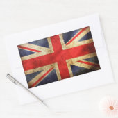 Uk sticker/ adesivo com a Bandeira do Reino Unido 長方形シール (封筒)