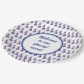 UK UNION JACKカスタムテキスト愛国者の追加 ペーパープレート (アングル)