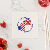 UK USAカントリー伝統 スタンダードカクテルナプキン (インサイチュ)