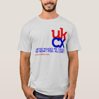 UKCyclocross -私は汚れた感じます Tシャツ