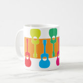 Ukeのグラフィック コーヒーマグカップ (正面左)