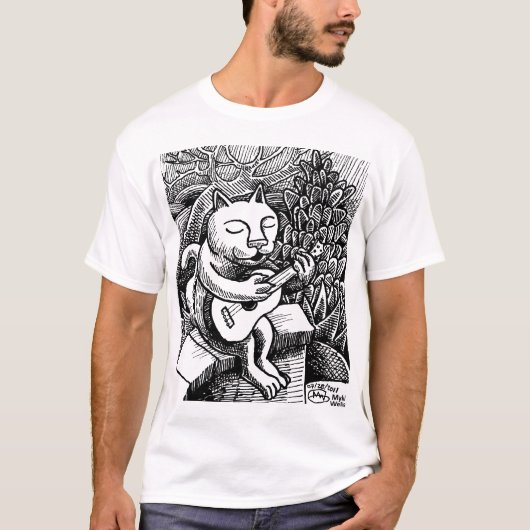 Uke猫 Tシャツ (正面)