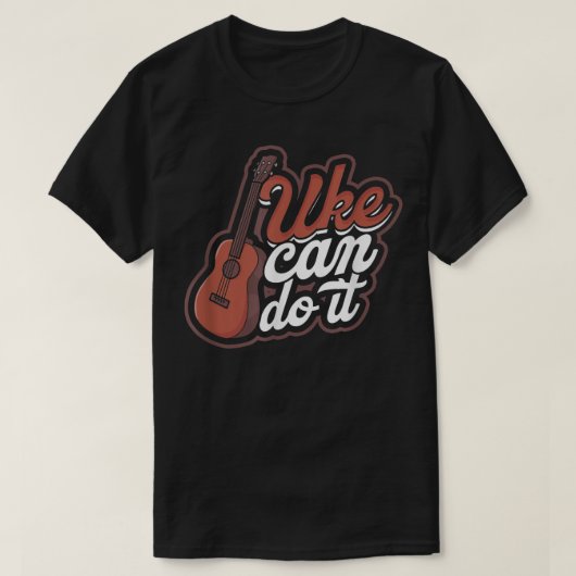 Uke can do it - Musician's Harmony and Classical M Tシャツ (デザイン正面)