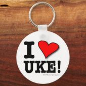 UKE DESIGNERキーチェーンが大好き キーホルダー (正面)