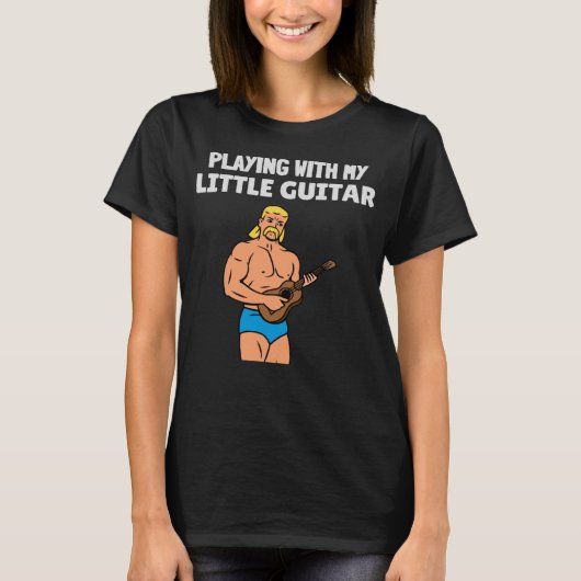 Uke I Am Your Father Little Guitar Peace Love Uk Tシャツ (正面)