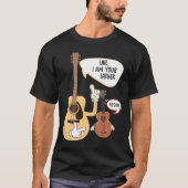 Uke I Am Your Father Music Ukulele Guitar Player Tシャツ (正面)