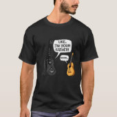Uke I Am Your Father Tee Ukulele Guitar Music Tシャツ (正面)