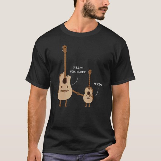 Uke I Am Your Father   Ukulele Guitar Music Tシャツ (正面)