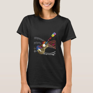 Uke It UP with musical notes Ukulele Tシャツ
