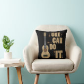 UkeleleのしゃれUkeはおもしろいなプレーヤーのハワイアンそれをすることができます クッション (椅子)