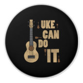 UkeleleのしゃれUkeはおもしろいなプレーヤーのハワイアンそれをすることができます セラミックノブ (正面)