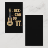 UkeleleのしゃれUkeはおもしろいなプレーヤーのハワイアンそれをすることができます 名刺 (正面/裏面)